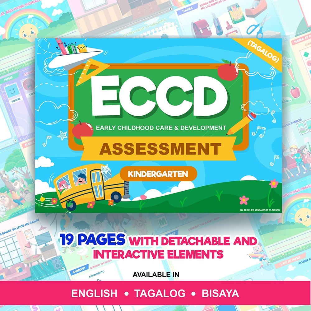ECCD Assessment tool for kindergarten - Detachable elements